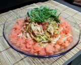 夏バテに♪冷凍トマトでひんやりピリ辛素麺作り方5写真