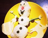 アナと雪の女王の、オラフご飯作り方5写真