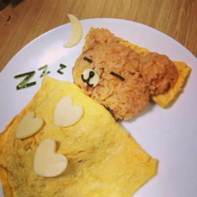 リラックマオムライス by Miyusan40 【クックパッド】 簡単おいしい