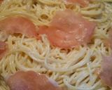 生ハムのクリームパスタ作り方5写真