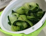 【冷製】青梗菜ピリ辛ポン酢だれ作り方5写真