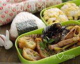 照り焼きミートボールDEおにぎり作り方6写真