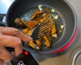 簡単☆かぼちゃのにんにく炒め作り方3写真