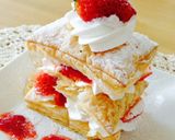 冷凍パイで簡単♪いちごのミルフィーユ作り方5写真