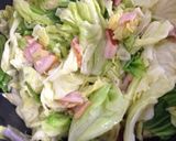 じぃじの大好物☆キャベツのピリカラパスタ作り方7写真