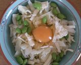 豆とキャベツのココット風作り方3写真