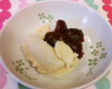 ＊みたらし団子のバニラアイス添え＊作り方4写真