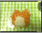 妖怪ウォッチ♪ジバニャン♪鮭おにぎり作り方7写真
