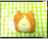妖怪ウォッチ♪ジバニャン♪鮭おにぎり作り方9写真