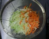 簡単　カジキマグロの野菜あん作り方1写真