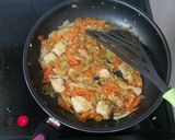 簡単　カジキマグロの野菜あん作り方4写真