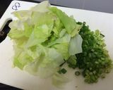レタスと生姜のチャーハン作り方1写真