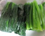 『本格』方々とほうれん草のオイルパスタ作り方2写真
