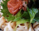 夏味♡梅しそおかか冷やしうどん作り方2写真