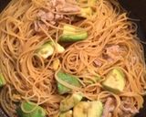 わさび醤油香る!アボカドと豚肉のパスタ作り方5写真