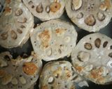 しゃきしゃきが美味♪れんこんのはさみ焼き作り方8写真