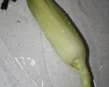 ♡レンジで簡単お弁当皮付きとうもろこし♡作り方1写真