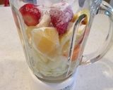 健康的！朝食に赤の野菜＆フルーツジュース作り方6写真