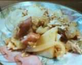 じゃが芋と玉ねぎとウインナーの卵炒め作り方8写真