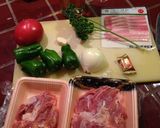 チキンのバスク風（鶏もも肉の煮込み）作り方1写真