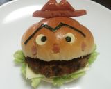 キャラ弁 ハンバーガーキッド作り方8写真