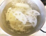 簡単スナップえんどう蓮根トマトのサラダ作り方1写真