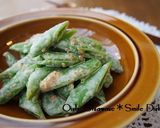 ＊スナップえんどうの柚子胡椒ごまマヨ＊作り方3写真