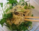 簡単！おいしい！三つ葉のサラスパ作り方3写真