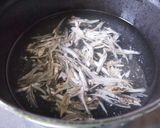 朝はあるもので！煮干だしde韮玉ぞうすい作り方1写真