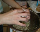 鶏手羽餃子作り方4写真