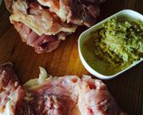 鶏もも肉の白ワイン蒸し作り方1写真