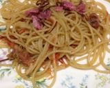 桜と桜海老のスパゲッティ作り方5写真