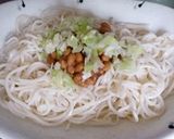 納豆冷やしうどん作り方4写真