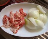 じゃがいもと玉ねぎ、豚肉の煮物作り方2写真