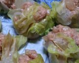 レタスで包む☆味付けシュウマイ作り方6写真