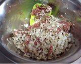 三つ葉入りの水煎包（蒸し焼き肉まん）作り方2写真