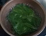離乳食初期 小松菜の裏ごし冷凍保存作り方1写真