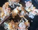 えびとレタスの炒飯作り方4写真