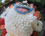 妖怪ウォッチ☆ウィスパーのキャラケーキ作り方14写真