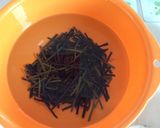 味わい深い干しワラビ煮物作り方1写真