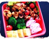 運動会のお弁当。 2014作り方1写真