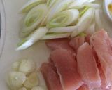 ☆鶏肉と白ネギの塩レモンパスタ☆作り方3写真