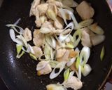 ☆鶏肉と白ネギの塩レモンパスタ☆作り方5写真