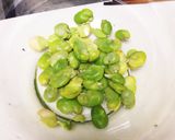 超簡単♡そら豆とベーコンの和風パスタ♡作り方3写真