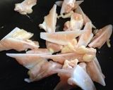 ヤゲンを塩昆布で炒めた物作り方3写真