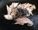 ヤゲンを塩昆布で炒めた物作り方4写真