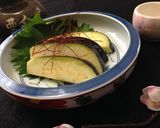 市販の白だしを使って 水ナスの和風サラダ作り方4写真