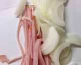 ナポリタン風焼きそば作り方1写真