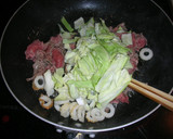我が家の焼きうどんは焼肉たれ味！作り方3写真