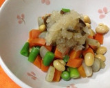 大豆と根菜・いんげんの昆布みぞれ和え♡作り方10写真